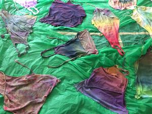The Ombre Aprons Drying