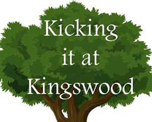 Kicking it at Kingswood with a tree in the background